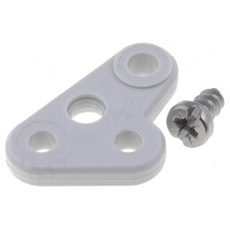 Suport fixare perete gri EURONORD | Electronic-mag.ro | Componente Electronice