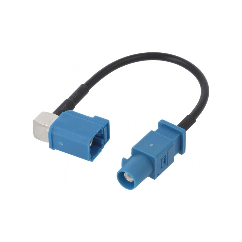 Cablu Fakra 100mm Tată-Mamă În Unghi Drept | Electronic-mag.ro | Componente Electronice