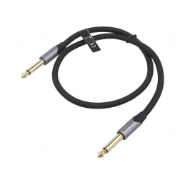 Cablu Audio Jack 6,3mm 1m Aurit PVC | Electronic-mag.ro | Componente Electronice