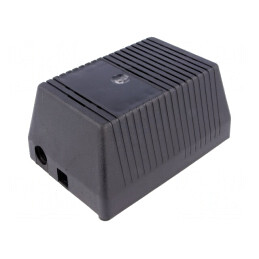 Carcasă alimentator ABS neagră 97x137x67mm | Electronic-mag.ro | Componente Electronice