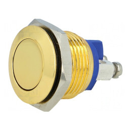 Comutator Anti-Vandalism 2A 36VDC IP65 Ø16mm | Electronic-mag.ro | Componente Electronice