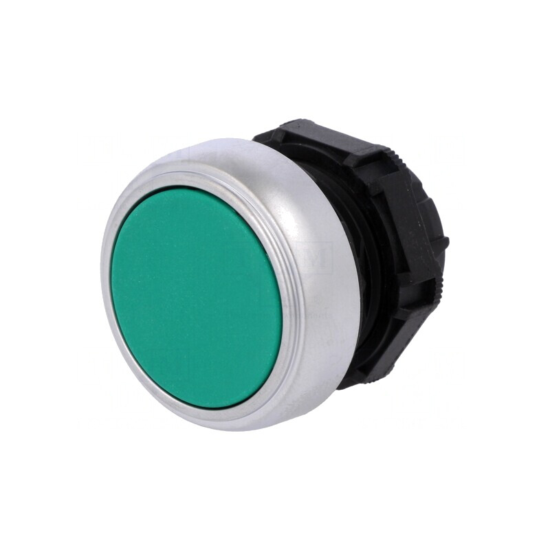 Comutator Buton Apăsare 22mm Verde | Electronic-mag.ro | Componente Electronice