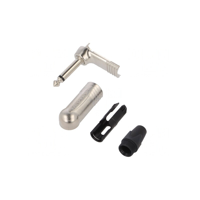 Mufă Jack 6,3mm Tată Mono 90° pe Cablu | Electronic-mag.ro | Componente Electronice
