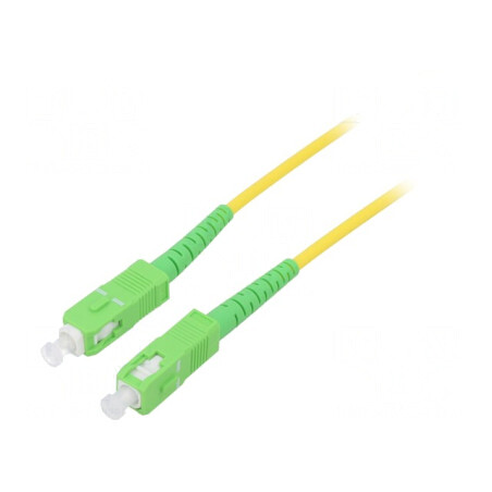 Patch Cord Fibră Optică OS2 SC/APC 5m LSZH | Electronic-mag.ro | Componente Electronice