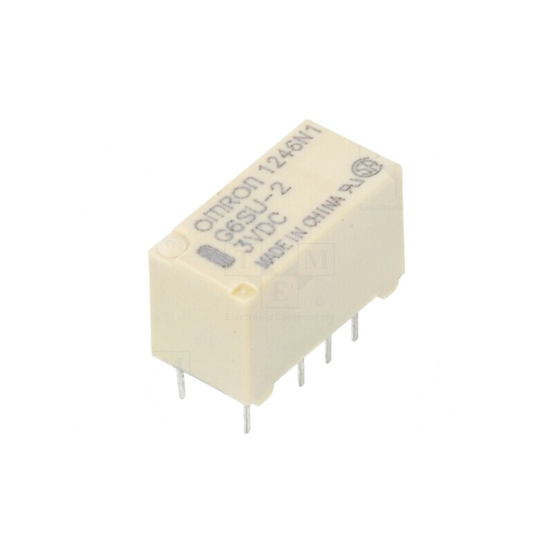 Releu electromagnetic DPDT 3VDC 2A | Electronic-mag.ro | Componente Electronice