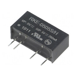 Convertor DC-DC 1W 5V 200mA SIP7 | Electronic-mag.ro | Componente Electronice