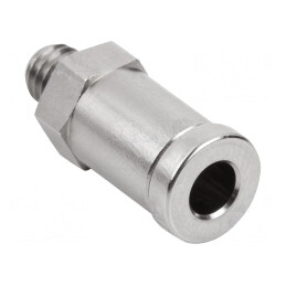 Racord Push-In Drept M5-AG 2mm Alamă Nichelată | Electronic-mag.ro | Componente Electronice