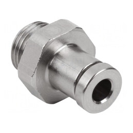 Racord Push-In Drept G1/8-AG Alamă Nichelată 4mm | Electronic-mag.ro | Componente Electronice
