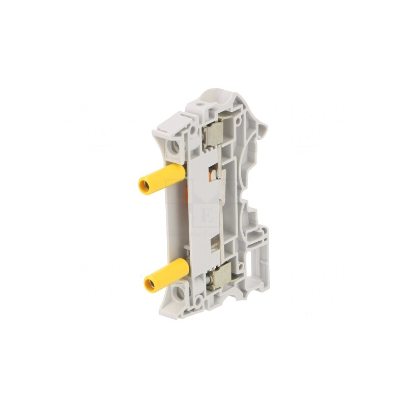 Conector Șine Gri 0.5-10mm2 2 Borne 8mm | Electronic-mag.ro | Componente Electronice