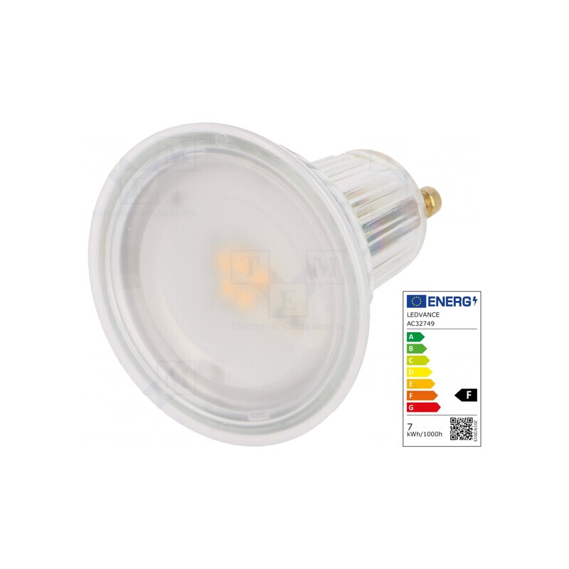 Lampă LED GU10 6,9W 2700K Alb Cald | Electronic-mag.ro | Componente Electronice