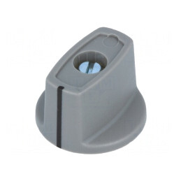 Buton Rotativ Gri cu Indicator ABS Ø6mm Ø23x16mm | Electronic-mag.ro | Componente Electronice