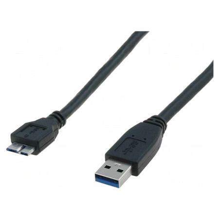Cablu USB 3.0 A la Micro USB B 1.8m | Electronic-mag.ro | Componente Electronice