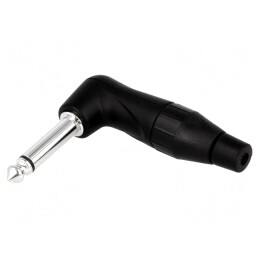 Mufă Jack 6,3mm Mono Unghi 90° | Electronic-mag.ro | Componente Electronice
