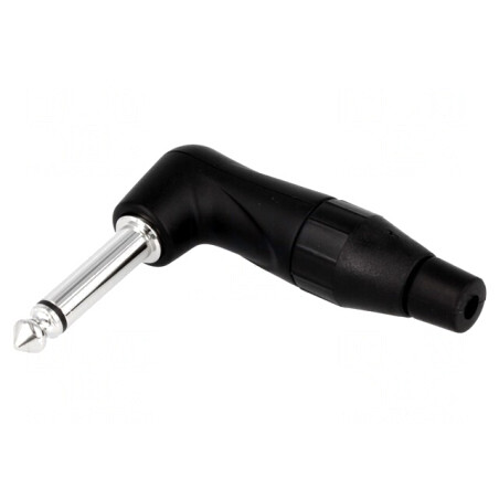 Mufă Jack 6,3mm Mono Unghi 90° | Electronic-mag.ro | Componente Electronice
