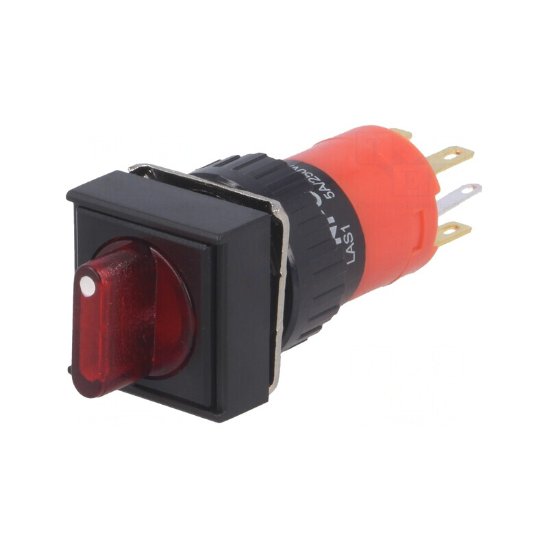 Comutator Rotativ 2 Poziții SPST 3A/220VAC | Electronic-mag.ro | Componente Electronice