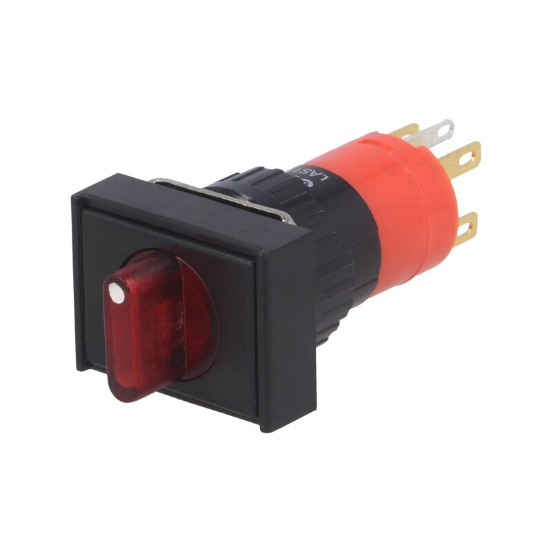 Comutator rotativ 2 poziții 3A/220VAC 2A/24VDC | Electronic-mag.ro | Componente Electronice
