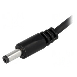 Cablu Alimentare DC Negru 1,5m | Electronic-mag.ro | Componente Electronice