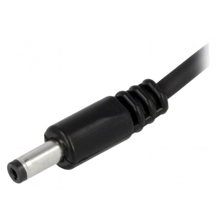 Cablu Alimentare DC Negru 1,5m | Electronic-mag.ro | Componente Electronice