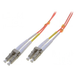 Patch Cord Fibra Optica OM2 LC/UPC 1m LSZH | Electronic-mag.ro | Componente Electronice