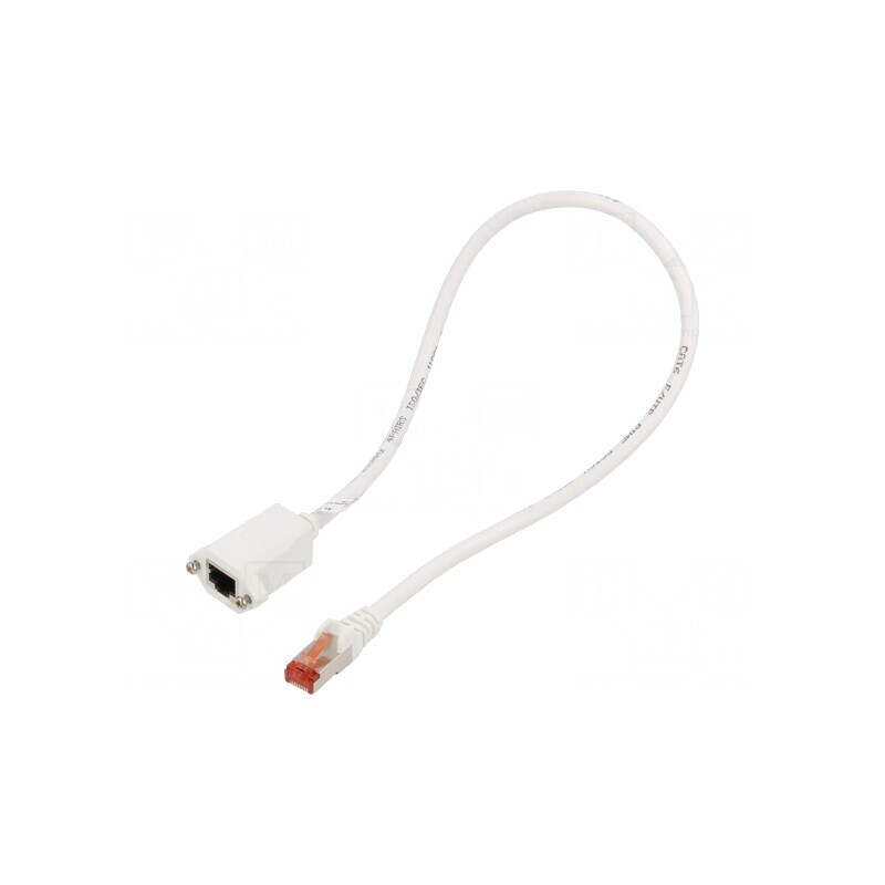 Prelungitor RJ45 F/UTP 6 PVC Alb 500mm Aurit | Electronic-mag.ro | Componente Electronice Prelungitor RJ45 F/UTP 6 PVC Alb 500mm Aurit | Electronic-mag.ro | Componente Electronice