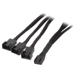 Cablu Alimentare 3pin-4pin 0,25m | Electronic-mag.ro | Componente Electronice