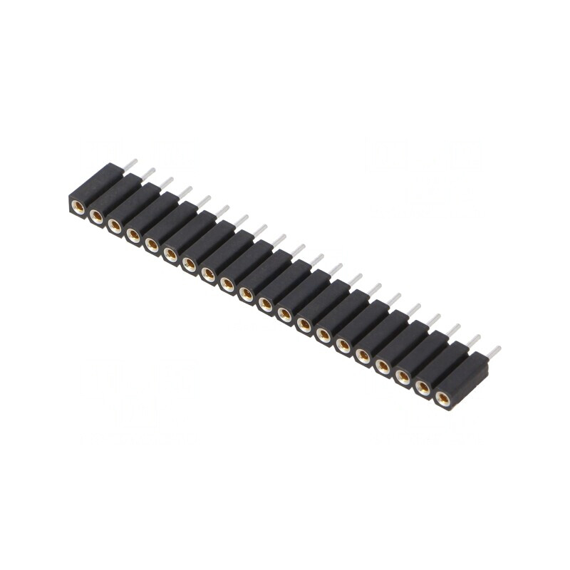 Soclu pini mamă 20 pini 2,54mm THT | Electronic-mag.ro | Componente Electronice