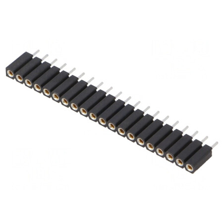 Soclu pini mamă 20 pini 2,54mm THT | Electronic-mag.ro | Componente Electronice
