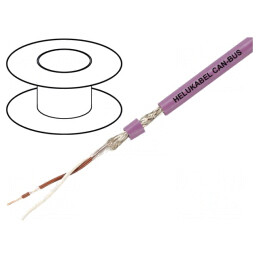 Cablu CAN bus 4x1x0,34mm2 Cu PVC Violet 30V