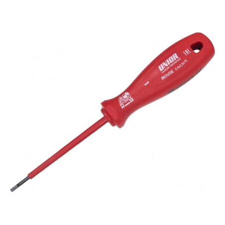 Şurubelniţă Izolată Plată 2,5x0,4mm 75mm 1kVAC | Electronic-mag.ro | Componente Electronice