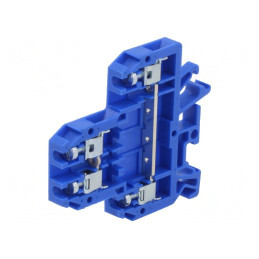 Conector Terminal Albastru 4 Borne 0.5-4mm² 690V | Electronic-mag.ro | Componente Electronice