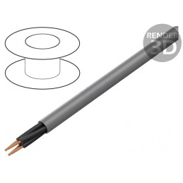 Cablu MEGAFLEX 500 4x0,5mm2 neecranat gri | Electronic-mag.ro | Componente Electronice