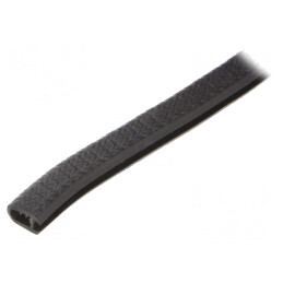 Ecran PVC Negru 10m x 14.5mm | Electronic-mag.ro | Componente Electronice