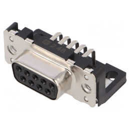D-Sub 9-Pin Soclu Mamă 90° THT | Electronic-mag.ro | Componente Electronice