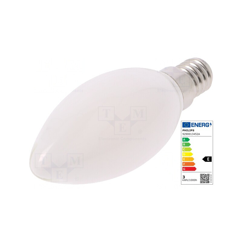 Lampă LED E14 2,2W 250lm 2700K Alb Cald | Electronic-mag.ro | Componente Electronice