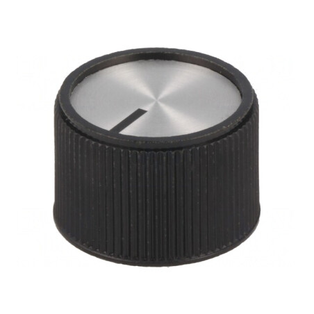 Buton rotativ aluminiu termoplast 6mm | Electronic-mag.ro | Componente Electronice