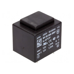Transformator Încapsulat 3VA 230VAC 12V PCB | Electronic-mag.ro | Componente Electronice