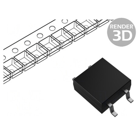 Releu semiconductor SPST-NO 1700mA 60VAC 60VDC SMT | Electronic-mag.ro | Componente Electronice