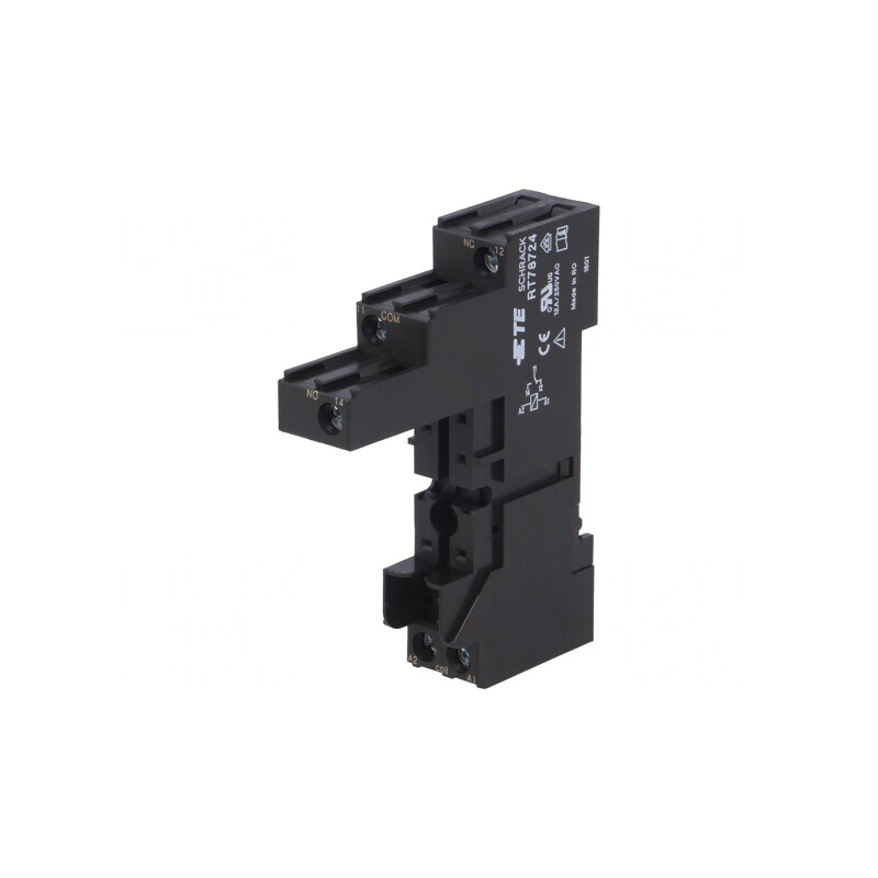 Stativ pentru șină DIN 250VAC 61mm | Electronic-mag.ro | Componente Electronice