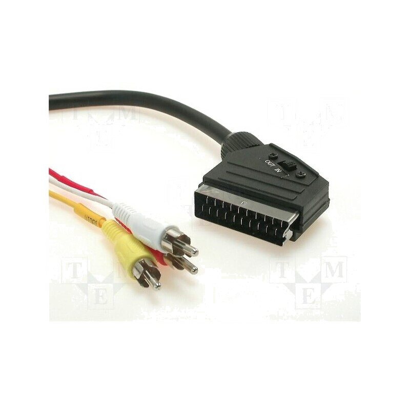 Cablu RCA x3 la SCART 2m | Electronic-mag.ro | Componente Electronice Cablu RCA x3 la SCART 2m | Electronic-mag.ro | Componente Electronice