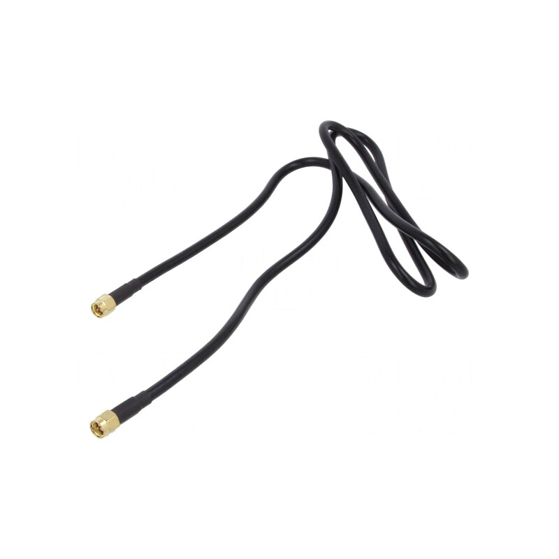 Cablu SMA 50Ω 1m Negru | Electronic-mag.ro | Componente Electronice