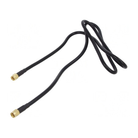 Cablu SMA 50Ω 1m Negru | Electronic-mag.ro | Componente Electronice