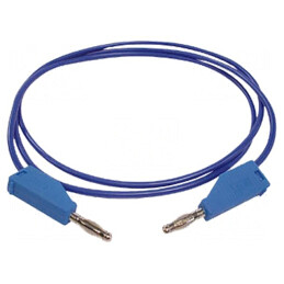 Cablu de măsurare mufă banană 4 mm 30VAC 3A | Electronic-mag.ro | Componente Electronice