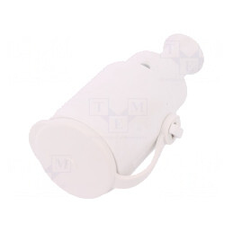 Conector Alimentare AC 250V 16A Alb IP44 | Electronic-mag.ro | Componente Electronice