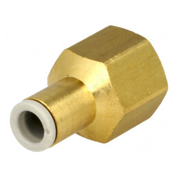 Racord Push-In Filetat Alamă Rc 1/4 1-10 bar | Electronic-mag.ro | Componente Electronice