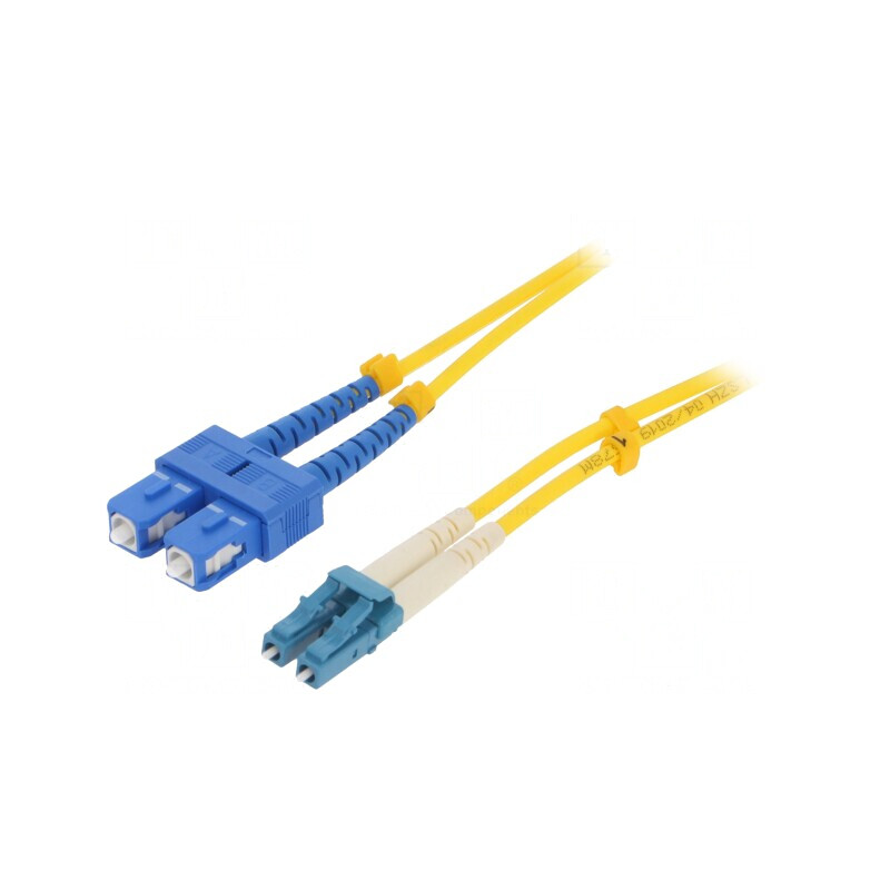 Patch Cord Fibră Optică LC/UPC la SC/UPC 2m 9/125um | Electronic-mag.ro | Componente Electronice Patch Cord Fibră Optică LC/UPC la SC/UPC 2m 9/125um | Electronic-mag.ro | Componente Electronice