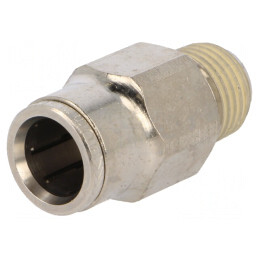 Racord Push-in Alamă Nichelată BSP 1/4" | Electronic-mag.ro | Componente Electronice