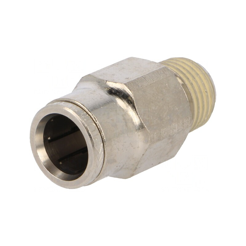 Racord Push-in Alamă Nichelată BSP 1/4" | Electronic-mag.ro | Componente Electronice
