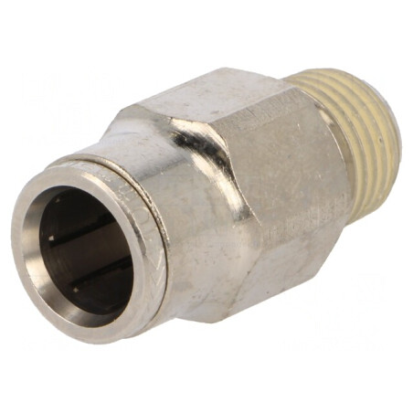 Racord Push-in Alamă Nichelată BSP 1/4" | Electronic-mag.ro | Componente Electronice