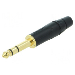Mufă Jack 6,3mm Tată Stereo 3 Piste Drept pe Cablu | Electronic-mag.ro | Componente Electronice