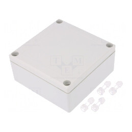 Carcasă universală ABS gri IP55 104x113x53mm | Electronic-mag.ro | Componente Electronice
